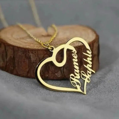 Chic custom name necklace with smooth edges and a polished shine."