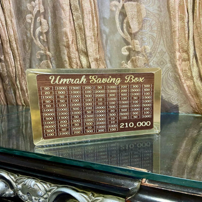 Umrah Savings Box CraftedEchoes